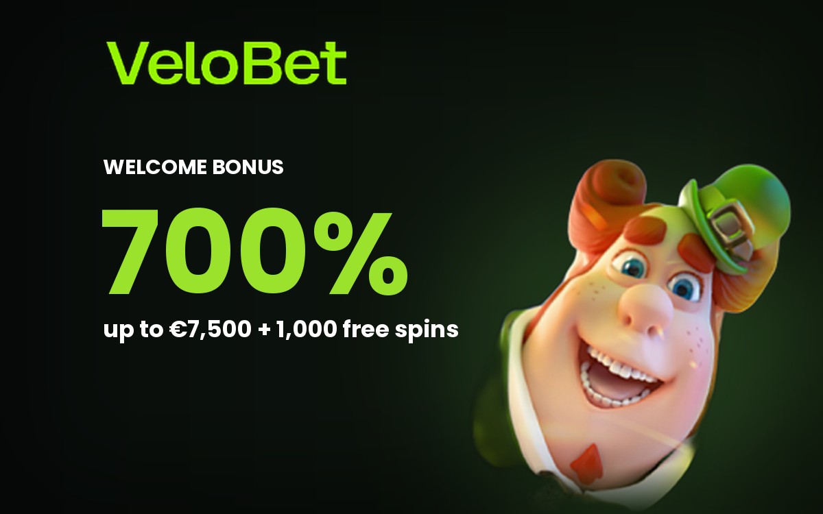 Velobet casino welcome bonus